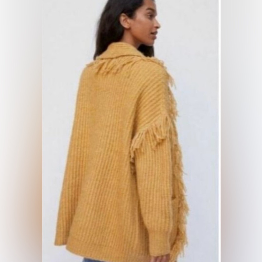 Anthropologie Amanza Fringed Cardigan, Sz XS/S - Picture 3 of 15